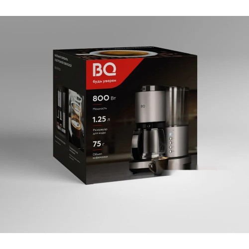 Кофеварка BQ CM7002 (сталь/черный)