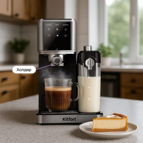 Рожковая кофеварка Kitfort KT-7693