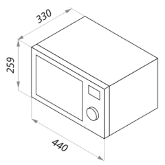 Микроволновая печь Maunfeld MFSMO.20.7SGB