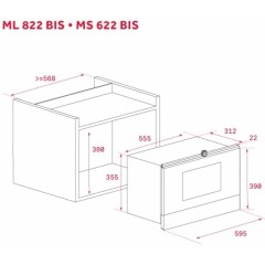 Микроволновая печь Teka ML 822 BIS WHITE-SS 40584302