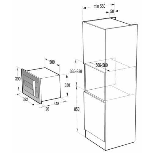 Микроволновая печь Gorenje BM235ORAW