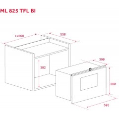 Микроволновая печь Teka ML 825 TFL BI