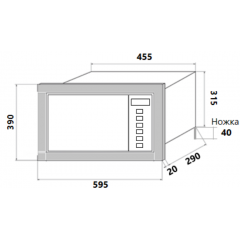 Микроволновая печь HOMSair MOB205WH