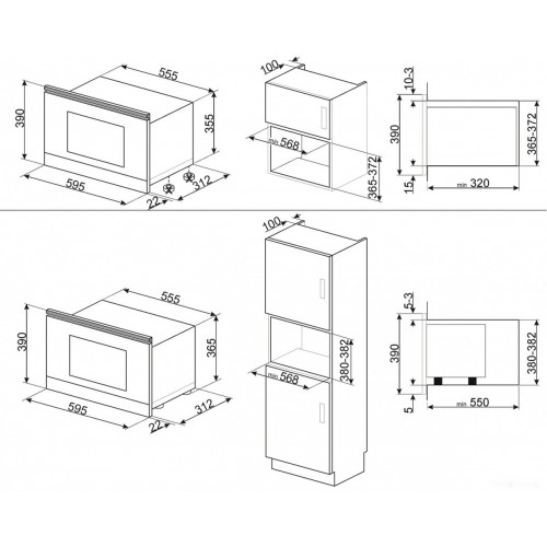 Микроволновая печь Smeg MP422X1