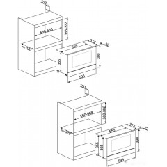 Микроволновая печь Smeg MP822NPO