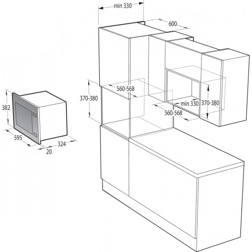 Микроволновая печь Gorenje BM201EM1X