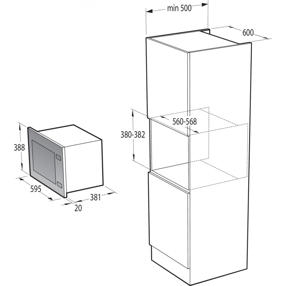 Микроволновая печь gorenje bm201ag1bg