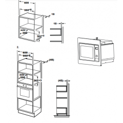 Микроволновая печь Monsher MMH 200 X