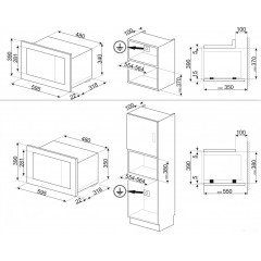 Микроволновая печь Smeg FMI120G