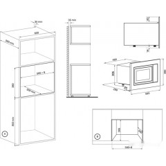 Микроволновая печь Krona Laune 60 BL K
