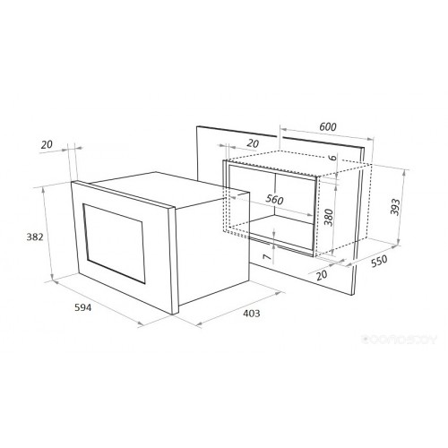 Микроволновая печь AKPO MEA 925 08 SEA01 BL