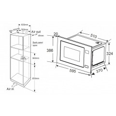Микроволновая печь Zorg MIO251 S (черный)