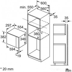 Микроволновая печь Bosch BFL524MB0