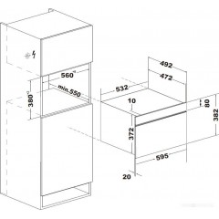 Микроволновая печь Weissgauff BMWO-349 DBSX Touch
