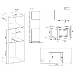 Микроволновая печь Krona Laune 60 WH K