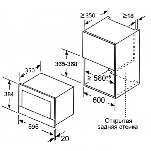 Микроволновая печь Meferi MMO6025IX Power