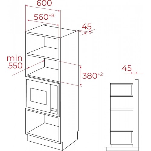 Микроволновая печь Teka MLEG 820 FI FBK
