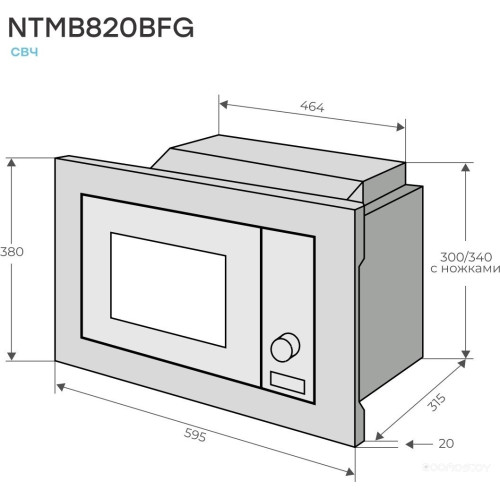 Микроволновая печь Konigin NTMB820BFG
