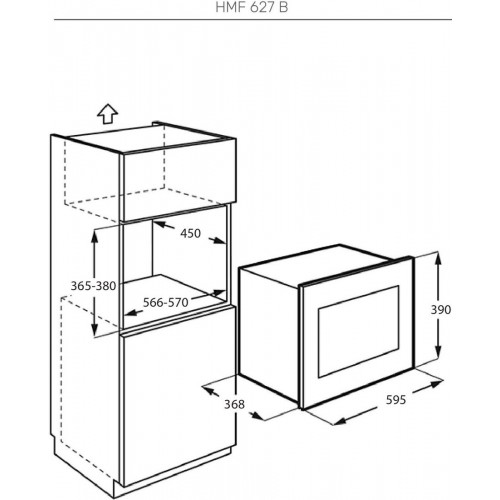 Микроволновая печь Kuppersberg HMF 627 B