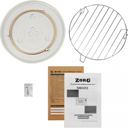 Микроволновая печь Zorg MIO252 S black+gray (черный)