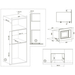 Микроволновая печь Krona WINDEN 60 BL
