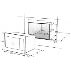Микроволновая печь Midea TG925B8D-BL