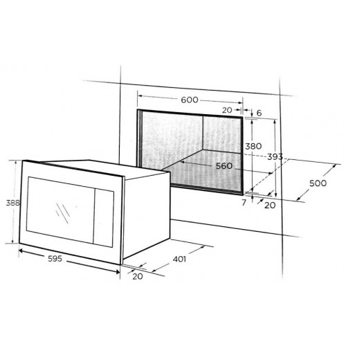 Микроволновая печь Midea TG925B8D-BL