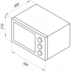 Мини-печь Maunfeld СEMOB.363.S1