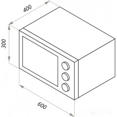 Мини-печь Maunfeld CEMOA.456.RIB