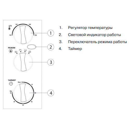 Мини-печь Mystery MOT-3323