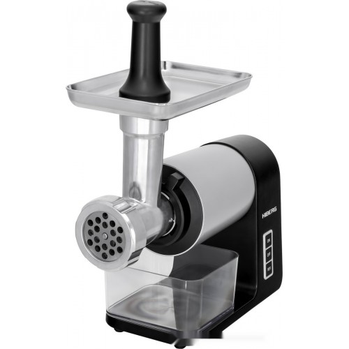 Мясорубка HIBERG MG 990 BS (черный/серебристый)