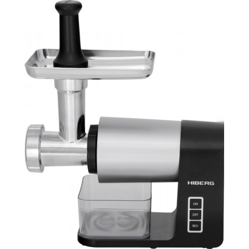 Мясорубка HIBERG MG 990 BS (черный/серебристый)