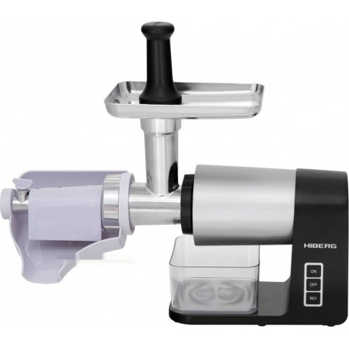 Мясорубка HIBERG MG 990 BS (черный/серебристый)