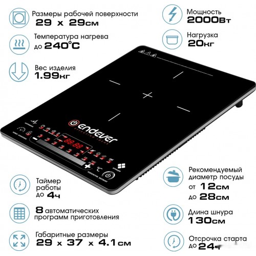 Настольная плита Endever Skyline IP-60
