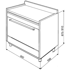 Плита Smeg SCB91MFN9