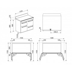 Плита Smeg TR4110IX2