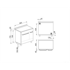 Плита Smeg CC92MX9