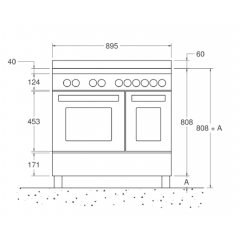 Плита Bertazzoni PRO95I2EXT
