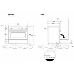 Плита Bertazzoni PROCH94I1EGIT