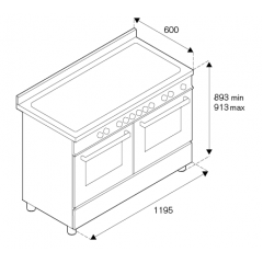 Плита Bertazzoni PRO126G2EXT