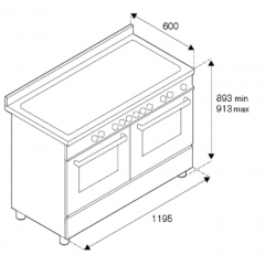 Плита Bertazzoni PRO125I2EXT