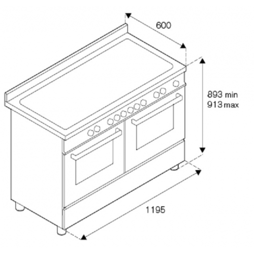 Плита Bertazzoni PRO125I2EXT
