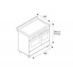 Плита Bertazzoni HER96L2EAVT