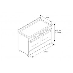 Плита Bertazzoni MAS126G2ENET