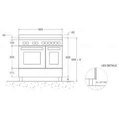 Плита Bertazzoni HER96L2EXT