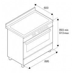 Плита Bertazzoni MAS96L1ENET