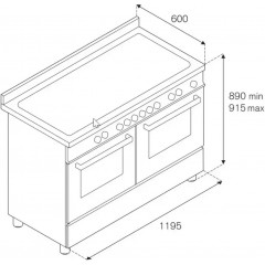 Плита Bertazzoni HER125I2EXT