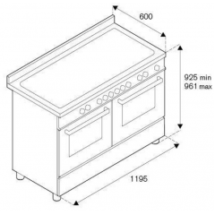 Плита Bertazzoni MAS126G2EXT