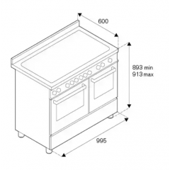 Плита Bertazzoni MAS105I2ENET