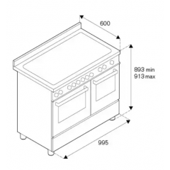 Плита Bertazzoni MAS106L2EXT
